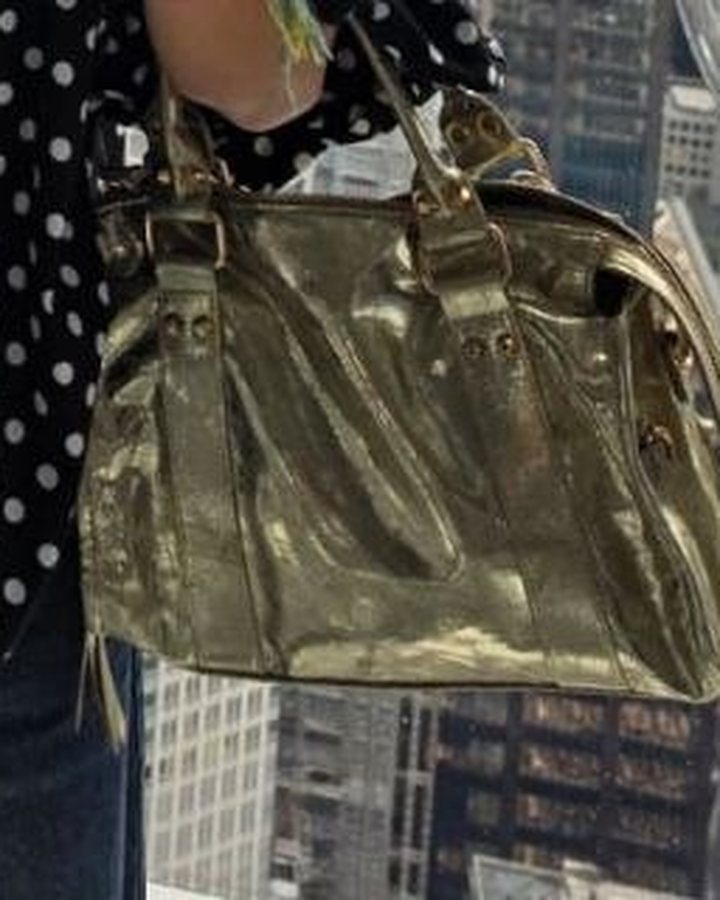 Gold Metallic Bag